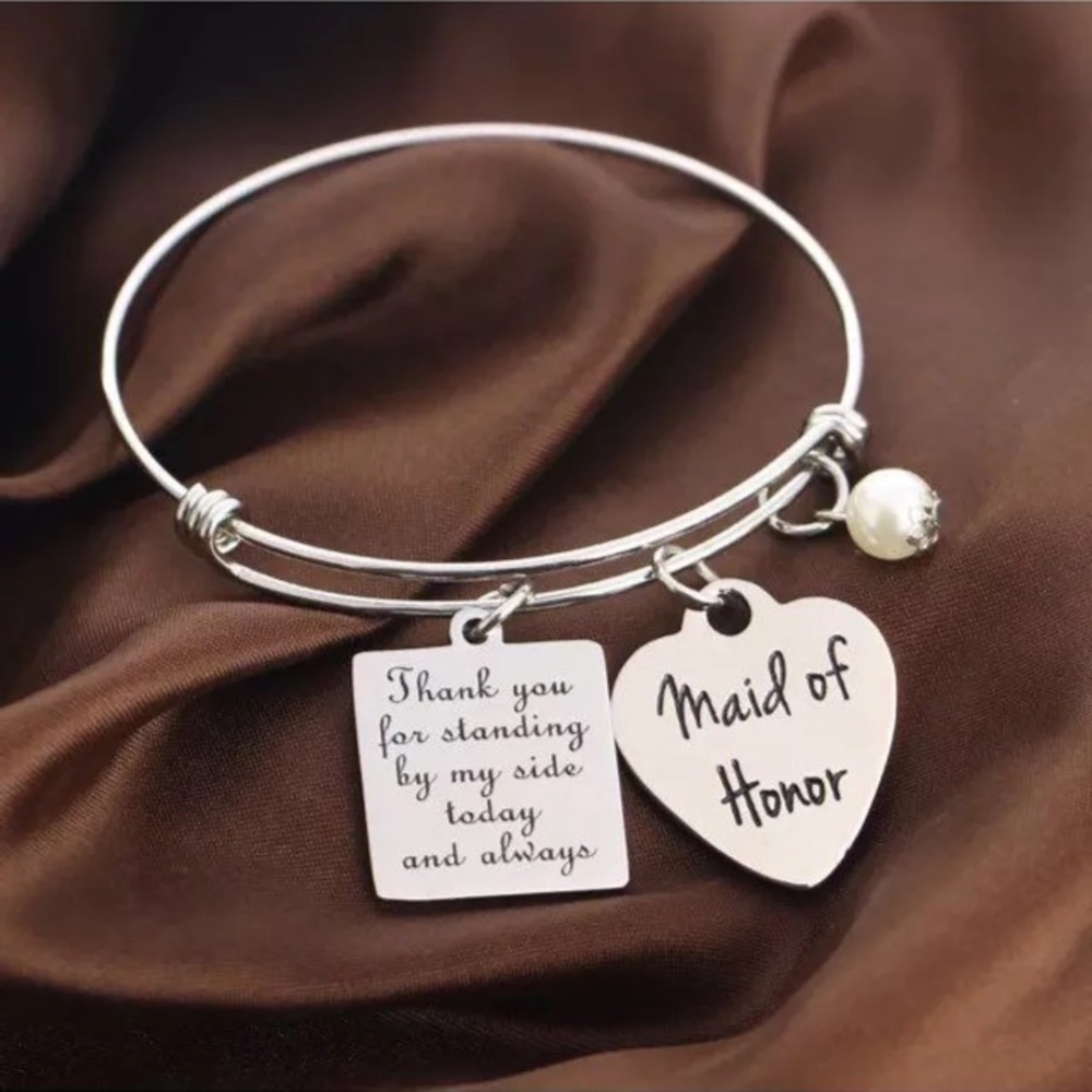 ✅🌹Maid of Honor Adjustable Bracelets.